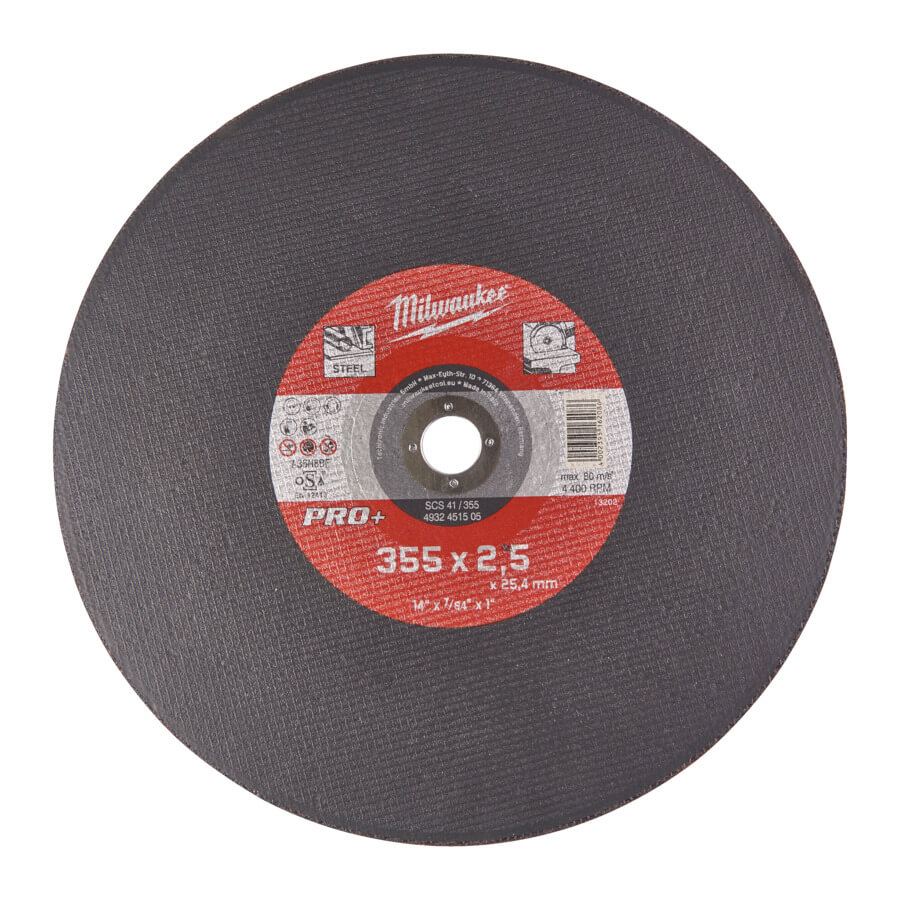 tarcza tnąca Milwaukee SC 41 Ø355 x 2,5 x 25,4 mm do przecinarek